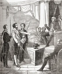 Initiation of a French Mason into the Brotherhood, from 